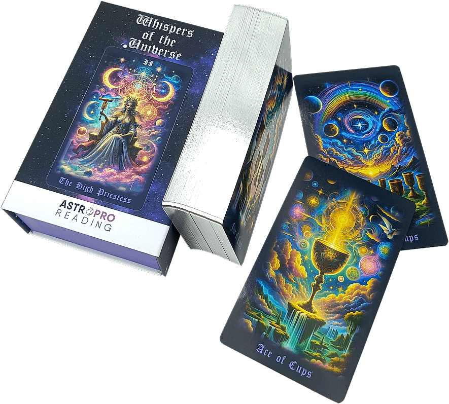 Whispers of the Universe tarot deck with keepsake box