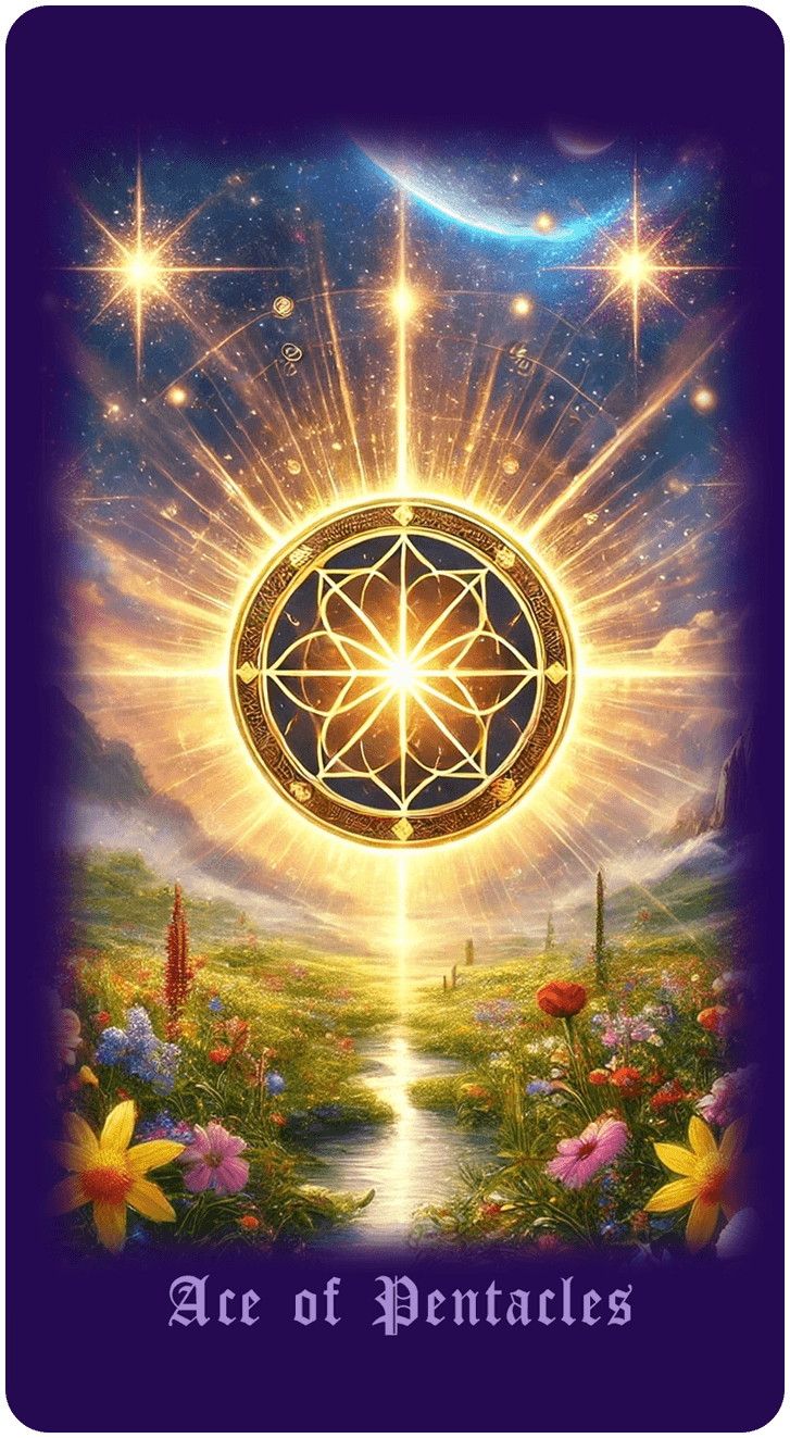 Ace of Pentacles tarot card