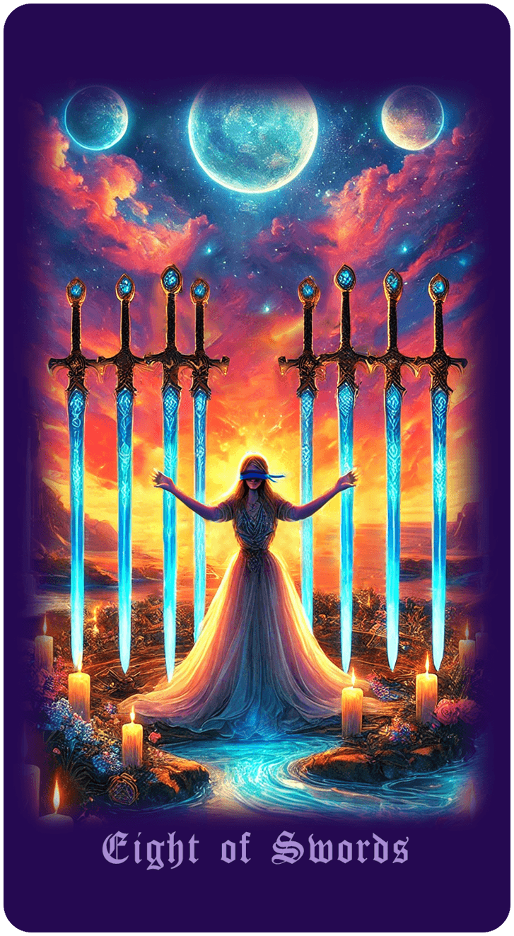 Eight of Swords tarot card