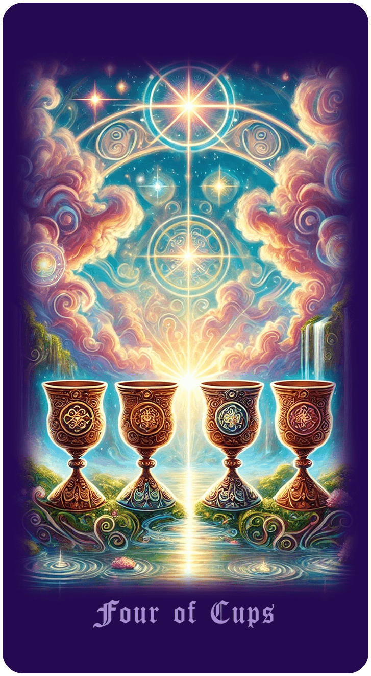 Four of Cups tarot card
