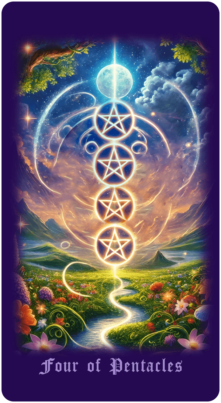 Four of Pentacles tarot card