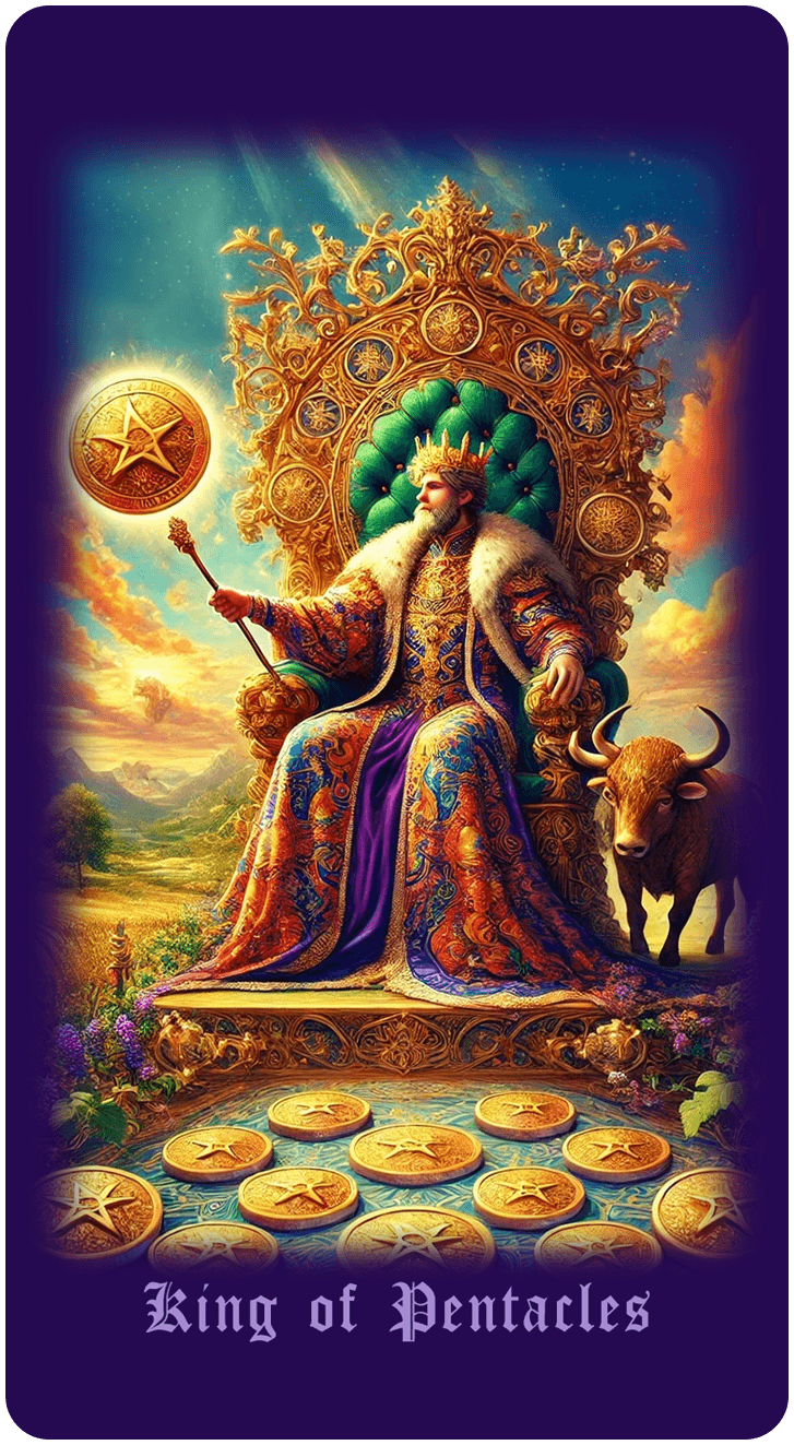 King of Pentacles tarot card