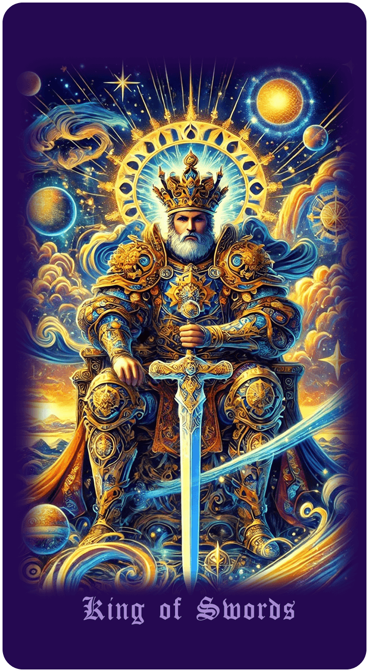 King of Swords tarot card