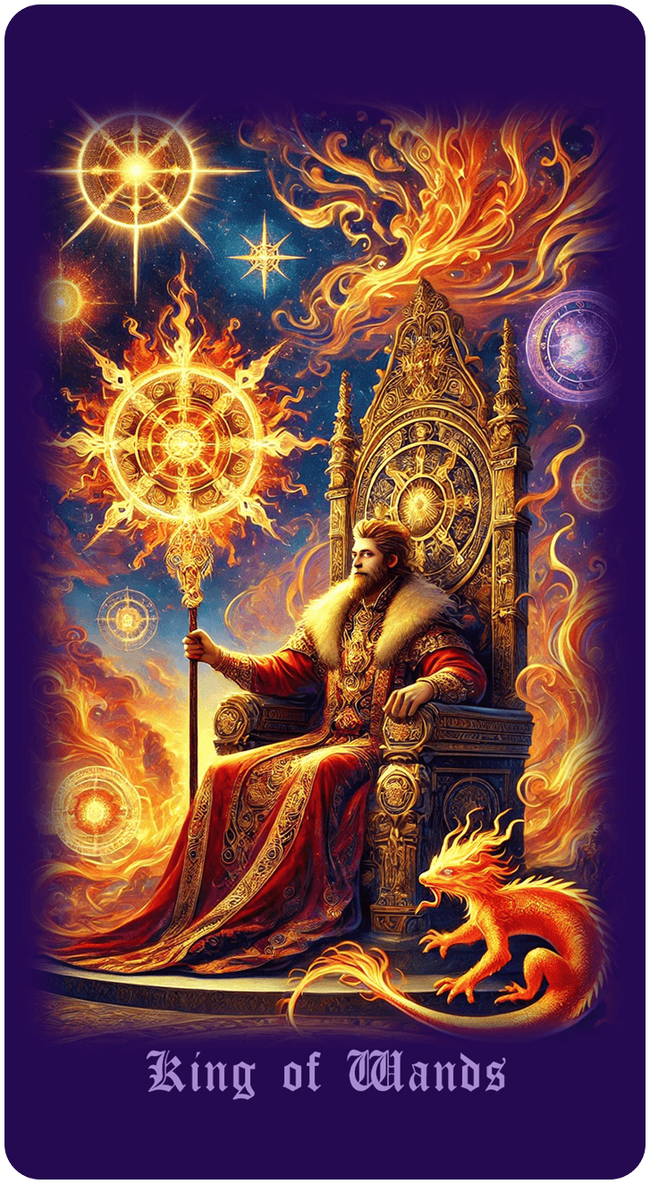 King of Wands tarot card