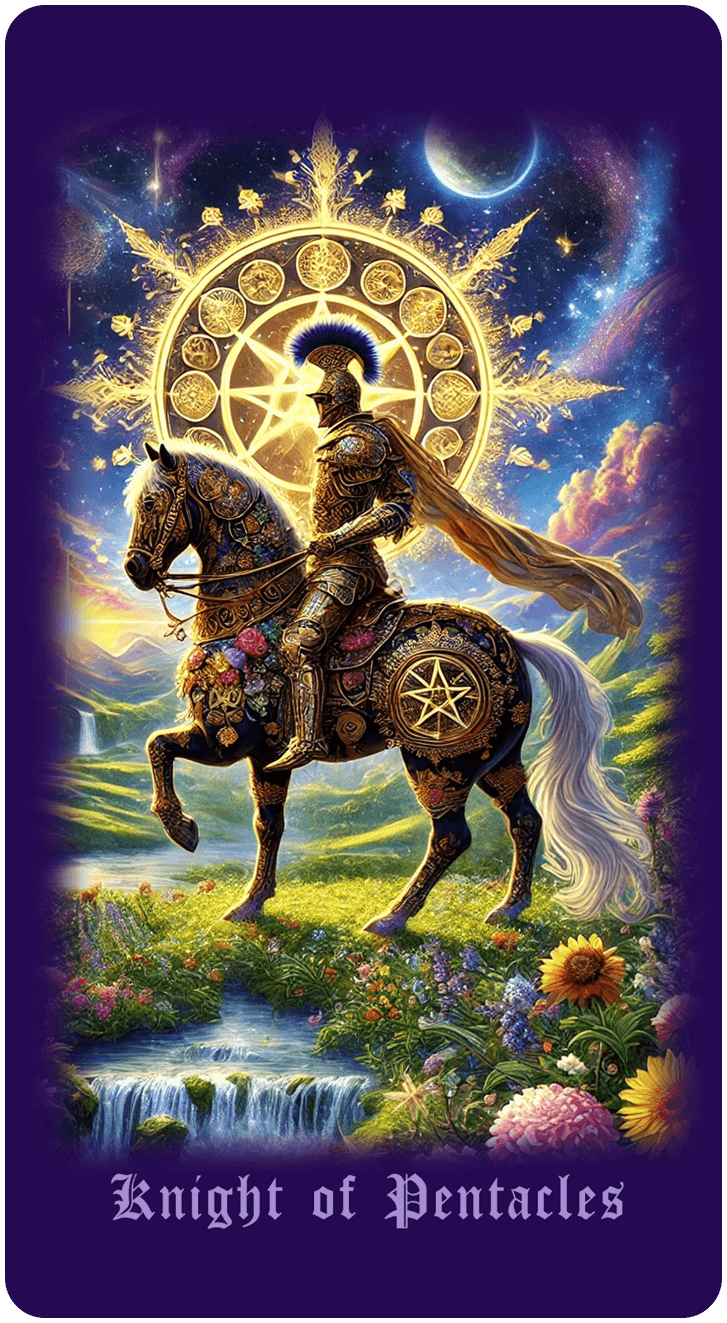 Knight of Pentacles tarot card