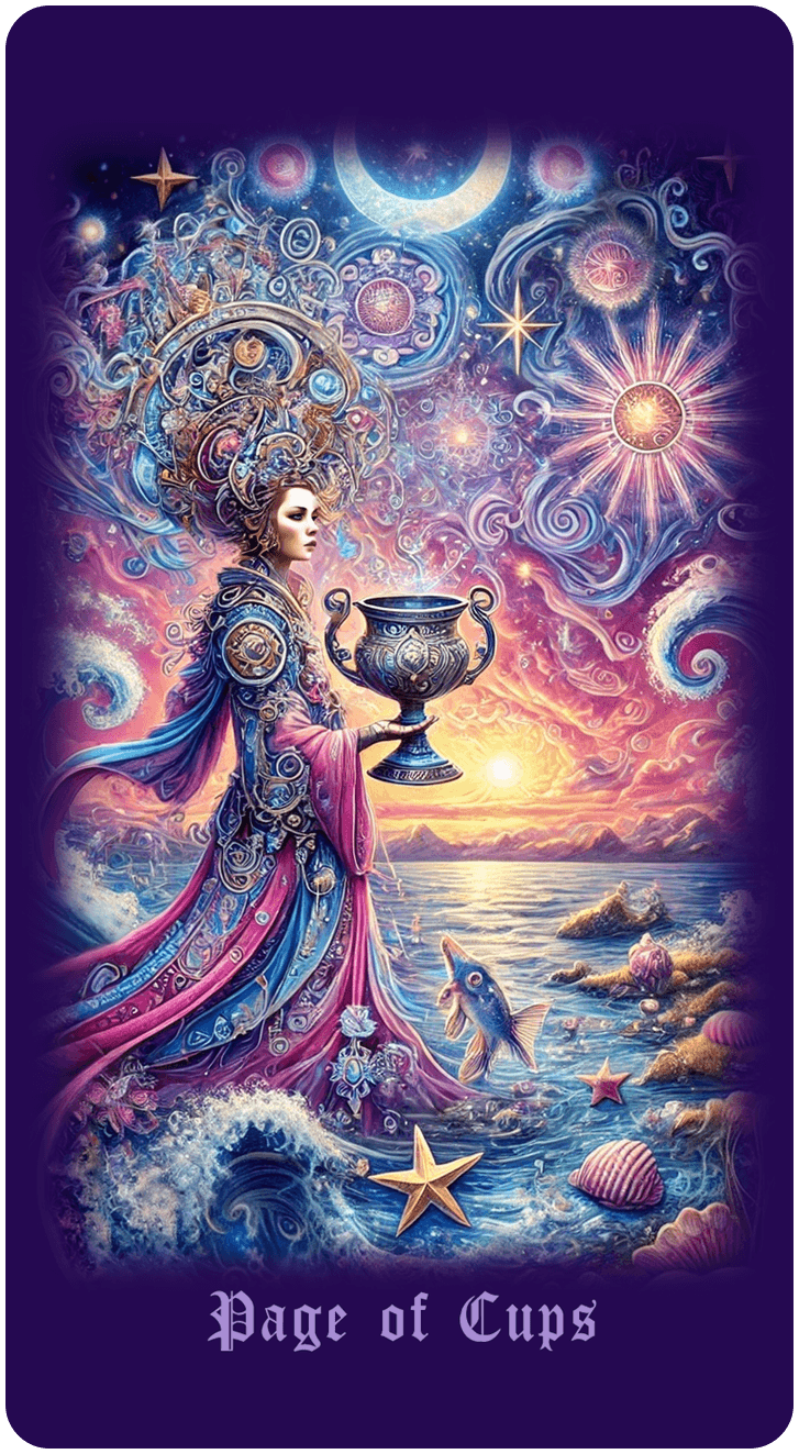 Page of Cups tarot card