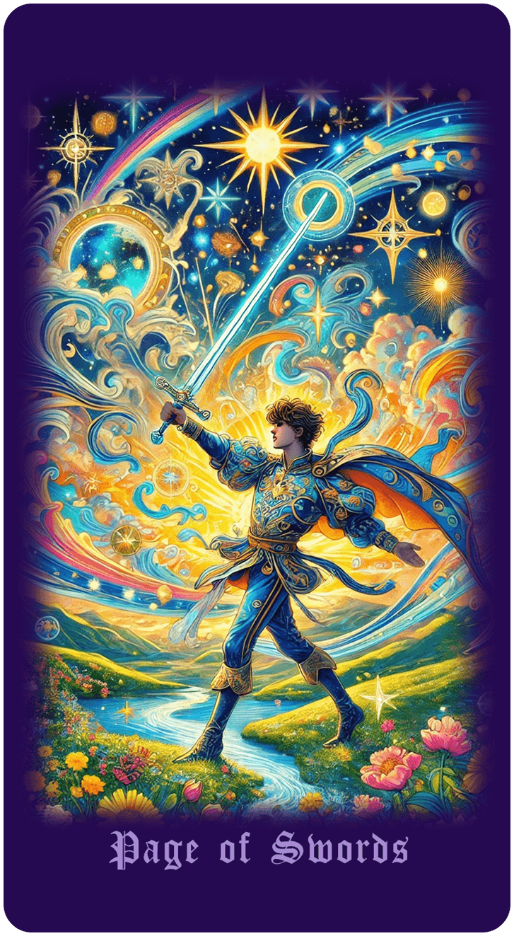 Page of Swords, reversed