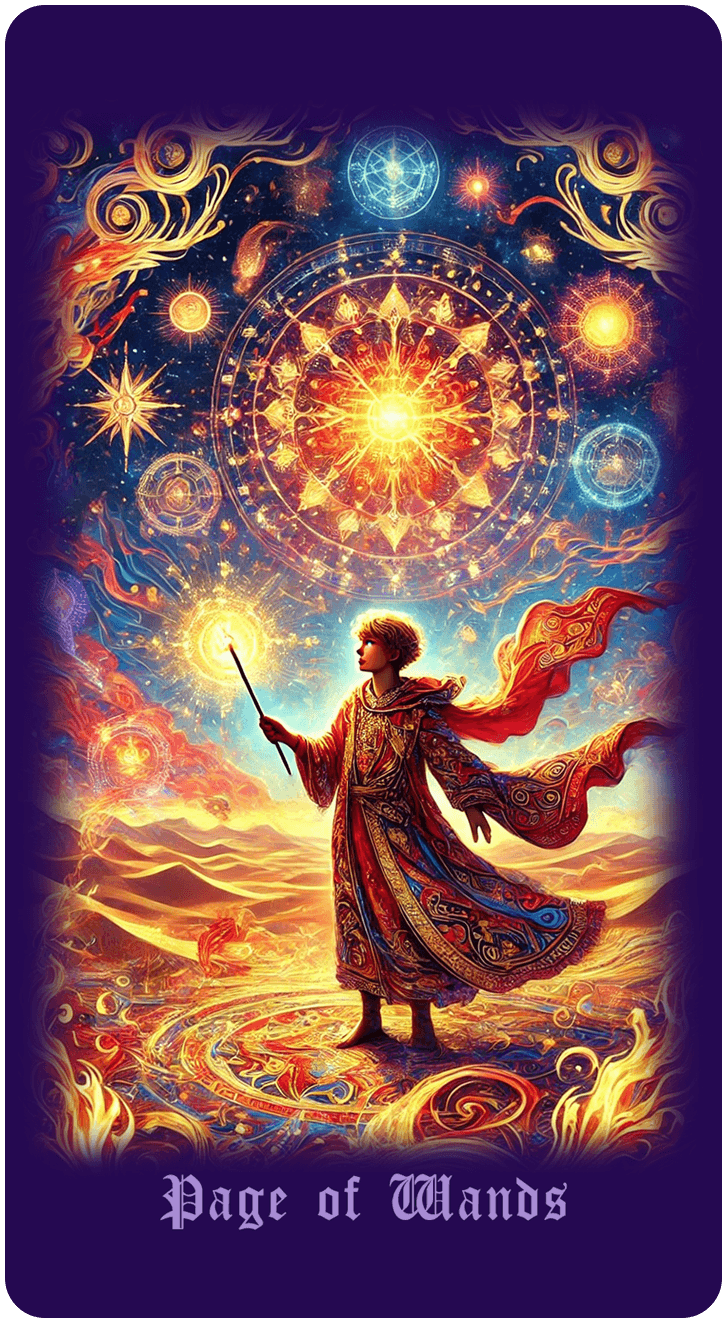 Page of Wands tarot card