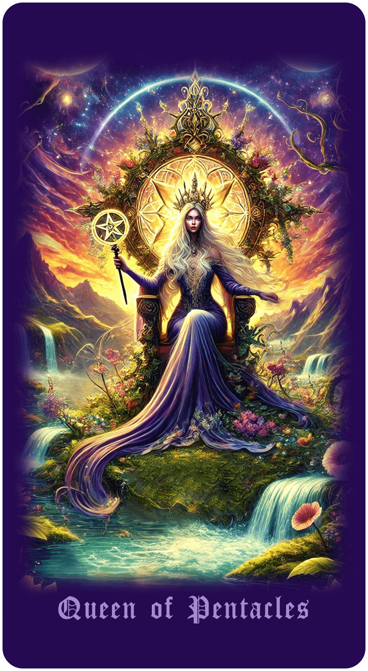 Queen of Pentacles tarot card