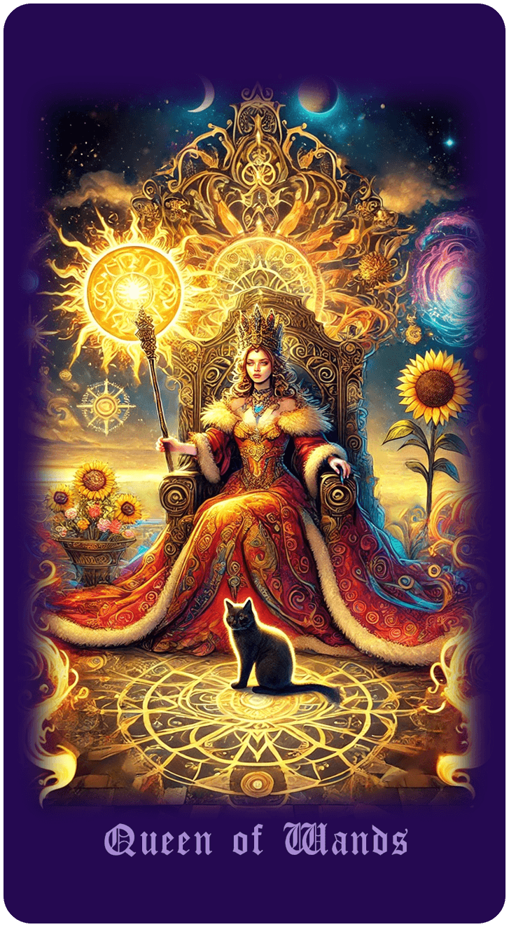 Queen of Wands tarot card