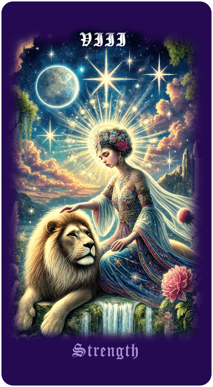 Strength tarot card
