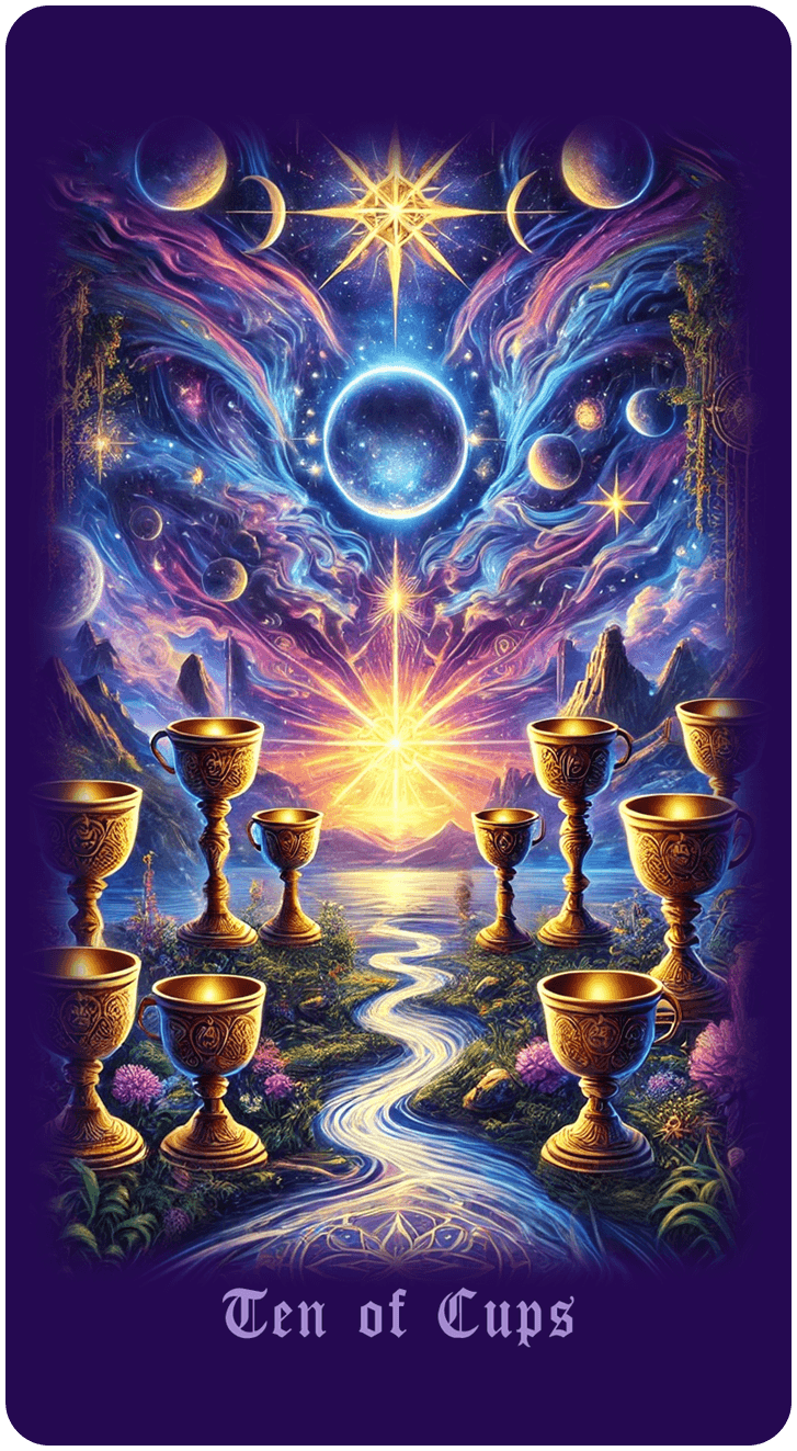 Ten of Cups tarot card