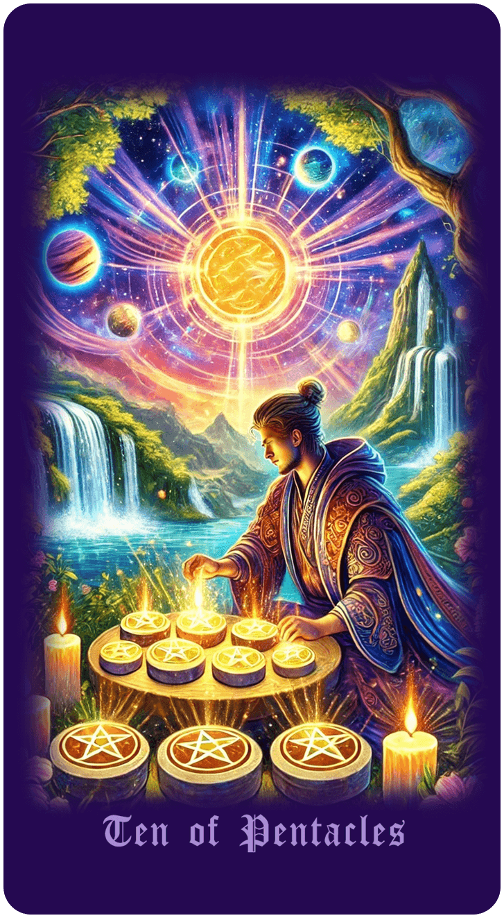 Ten of Pentacles tarot card