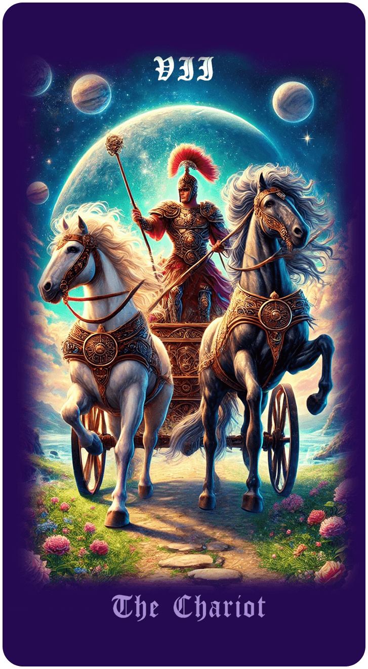 The Chariot tarot card