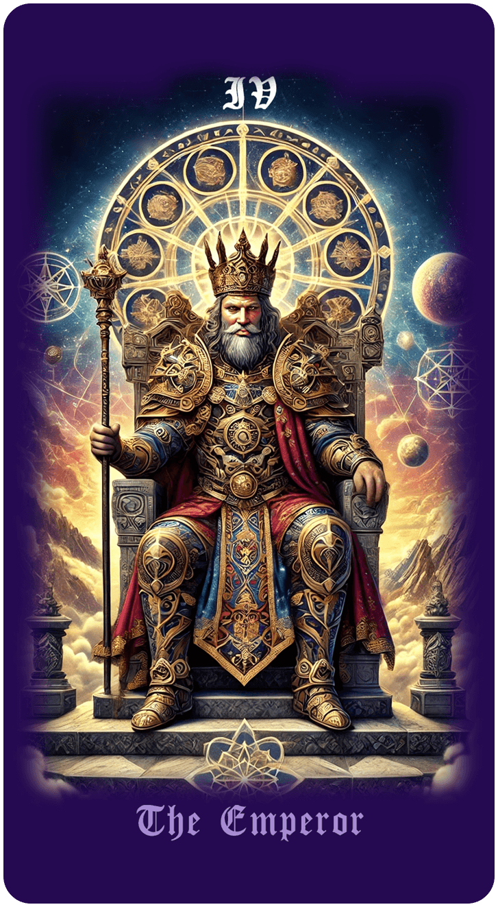 The Emperor tarot card