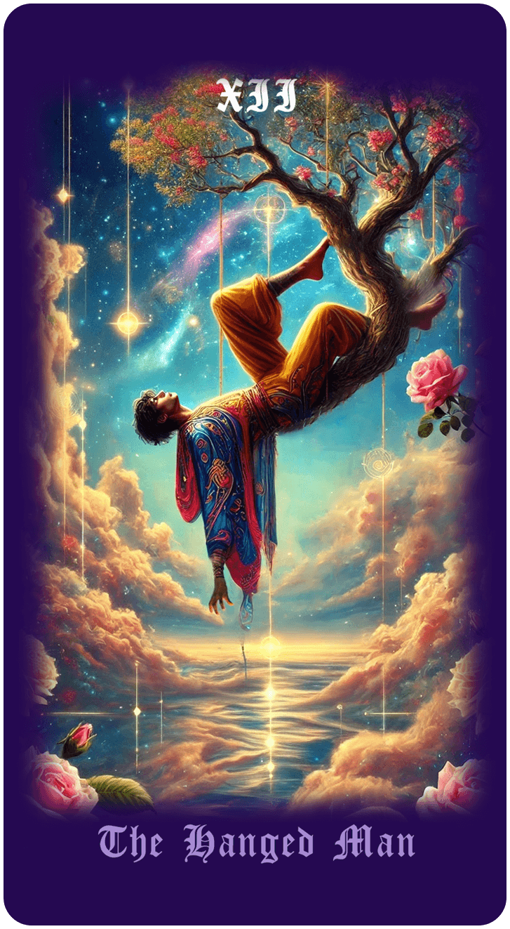 The Hanged Man tarot card