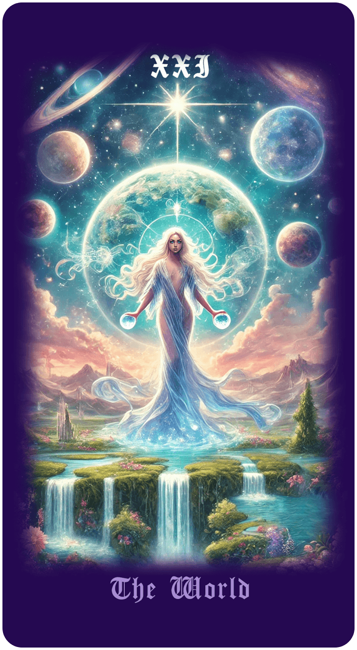The World tarot card