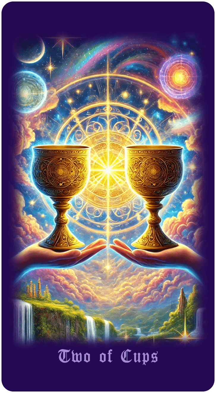 Two of Cups tarot card