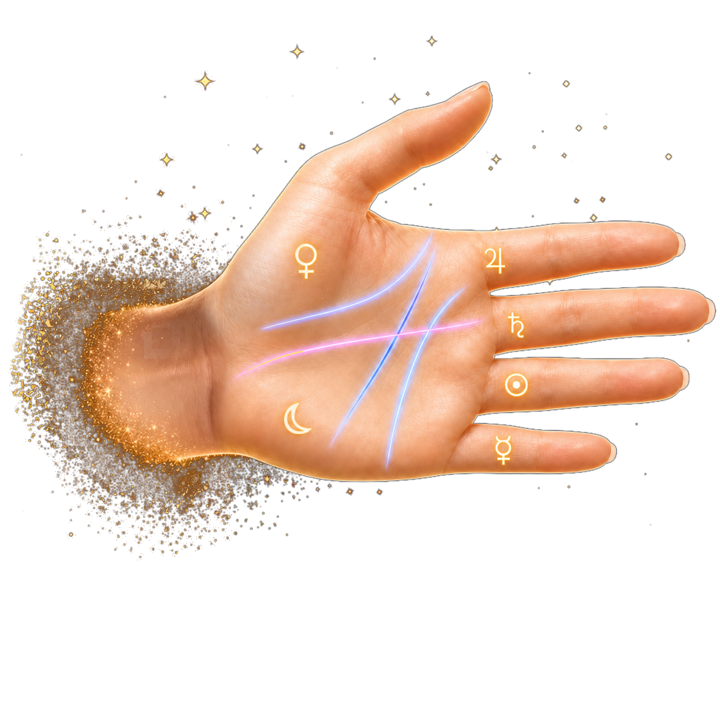 Palm reading lines