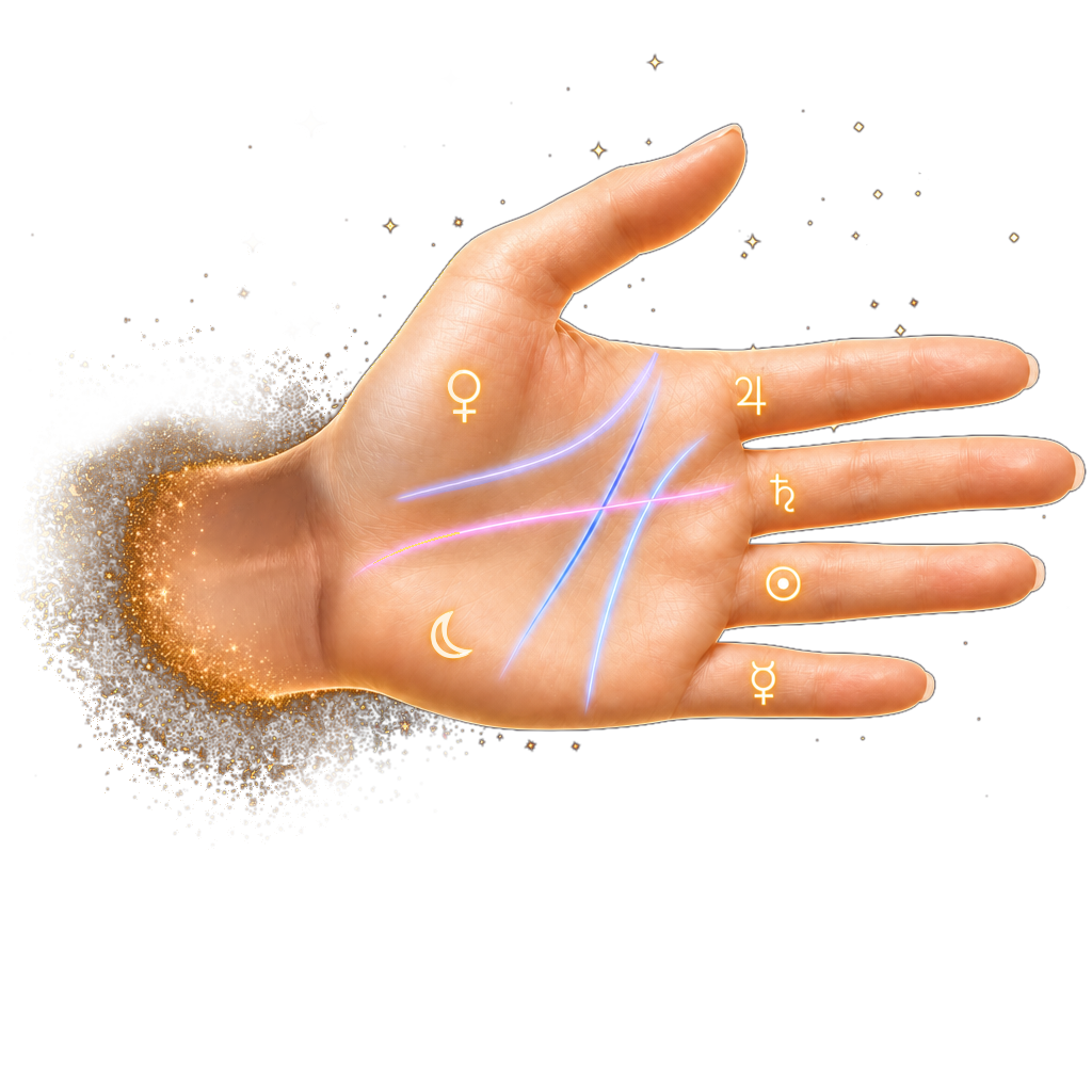Palm reading lines